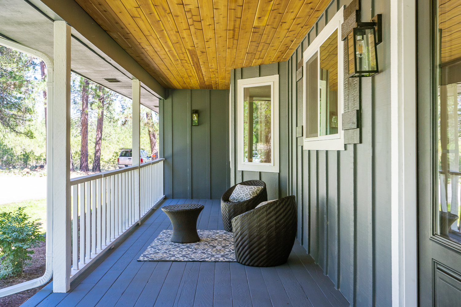 Covered front porch addition - Jensen Rd project
